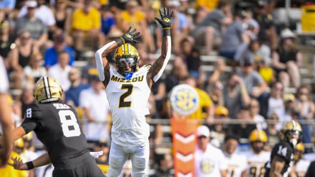 Missouri cornerback Ennis Rakestraw Jr.